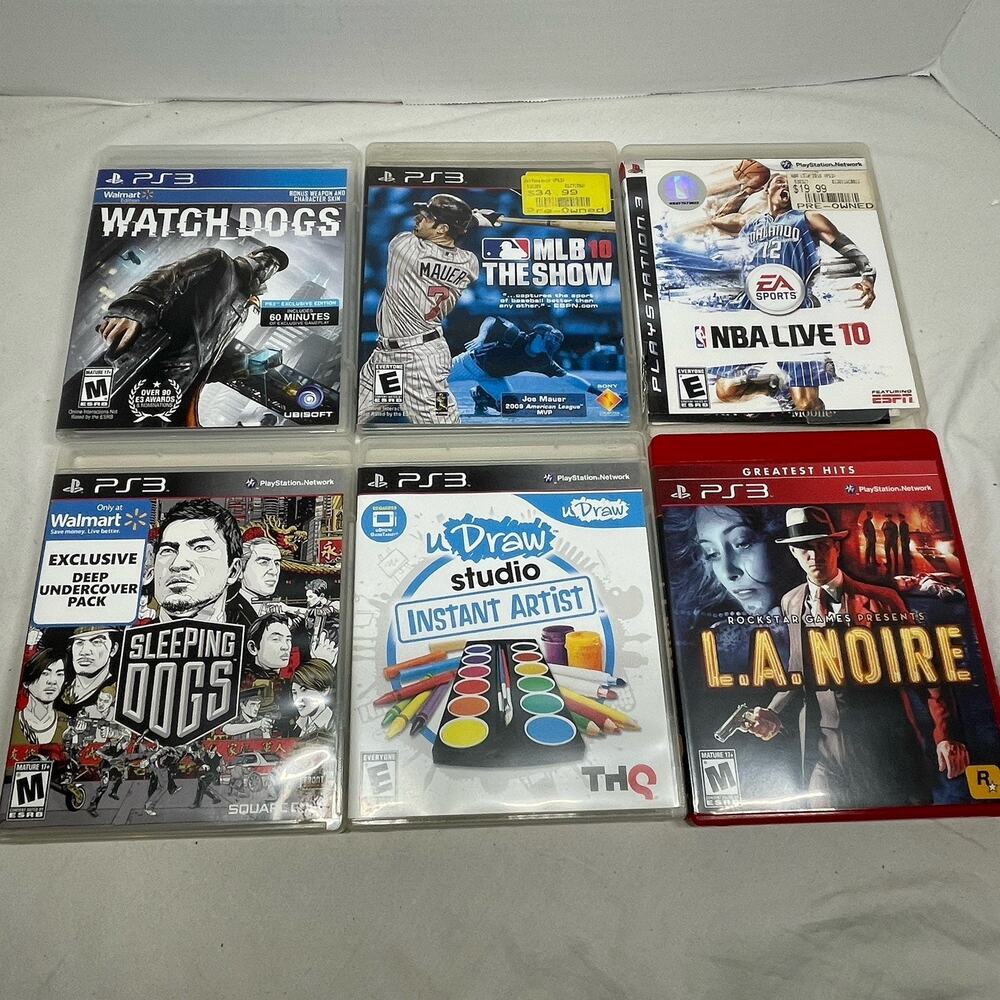 PS3 PlayStation Game Lot Of 6 Games. Great Condition